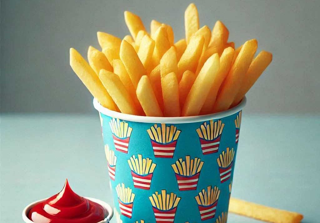 سفارش عمده لیوان سیب زمینی کاغذی