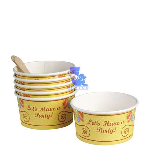 کاسه بستنی کاغذی با چاپ اختصاصی