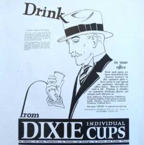 تاریخچه لیوان کاغذی