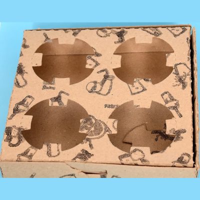 جا لیوانی بیرون بر مقوایی چهار عددی