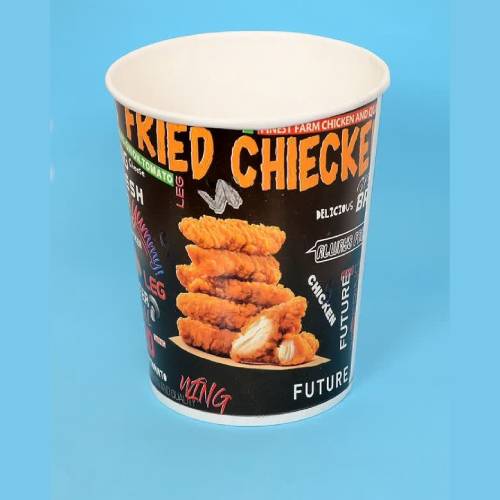 سطل پاپ کورن طرح سوخاری گلاسه 1000 سی سی سطل پاپ کورن طرح سوخاری گلاسه 1000 سی سی