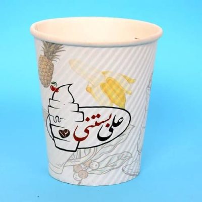 لیوان کاغذی دوجداره کرکره ای 220 سی سی