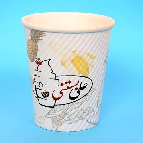 لیوان کاغذی دوجداره کرکره ای 220 سی سی لیوان کاغذی دوجداره کرکره ای 220 سی سی