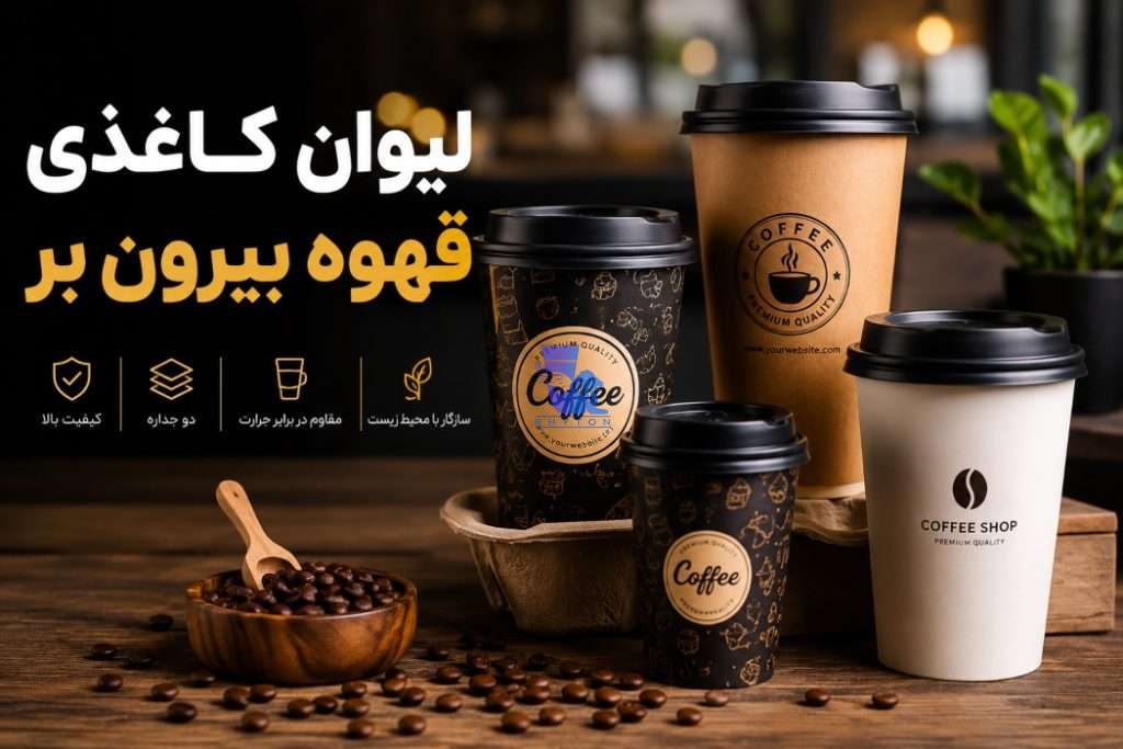 لیوان کاغذی قهوه بیرون بر